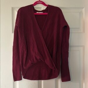 Hollister Burgundy Sweater
